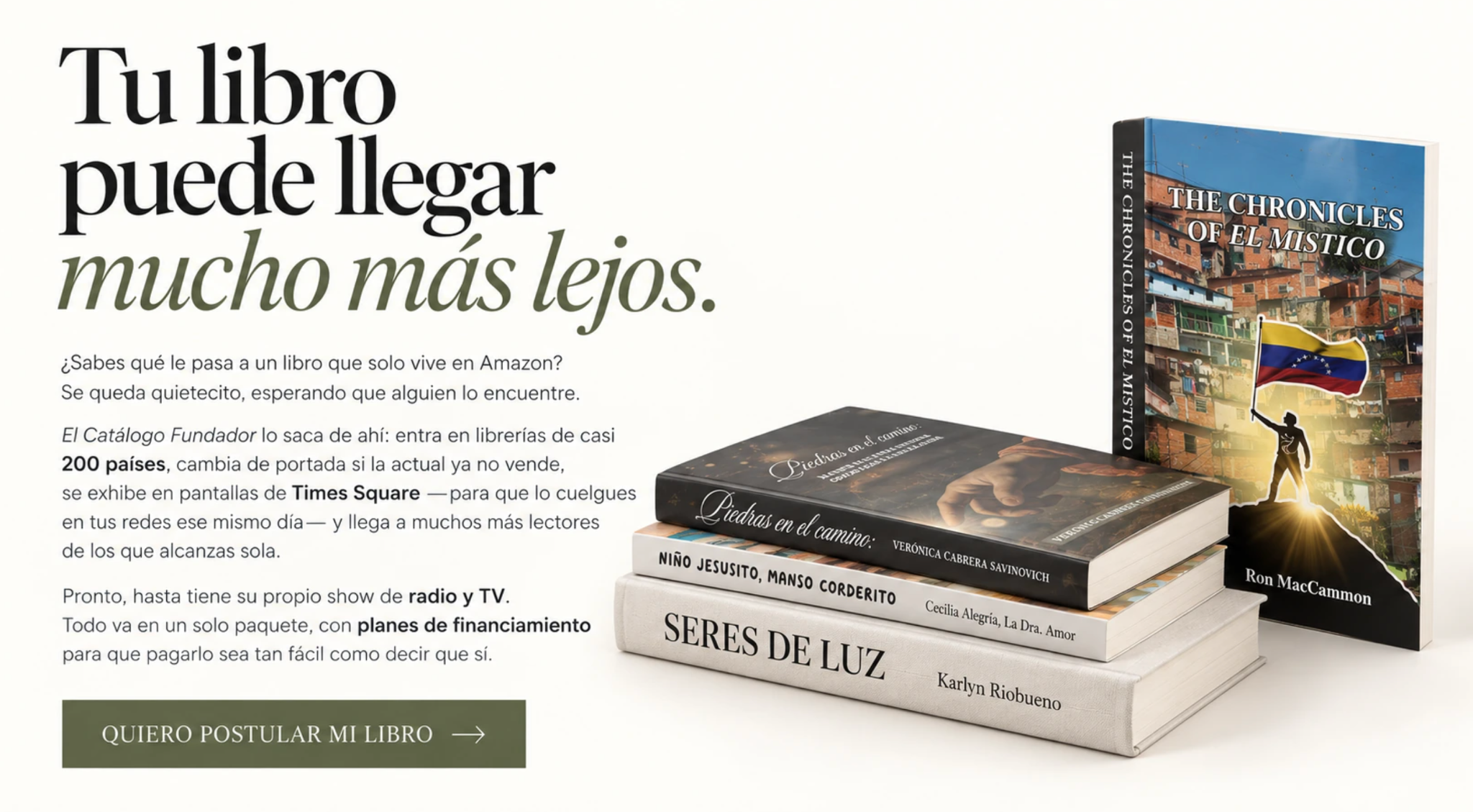 Tu libro puede llegar mucho más lejos